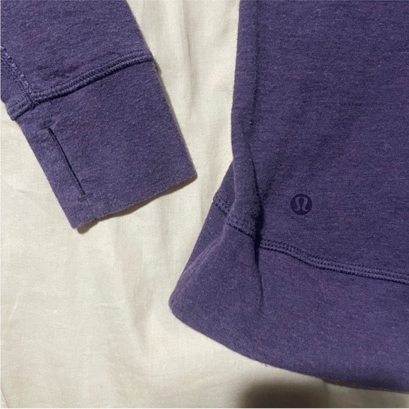 Lululemon Purple Reversible In A Cinch Long Sleeve Tee Size 8 - Picture 5 of 8